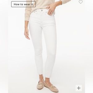 J. Crew 10" high-rise skinny jean in signature stretch